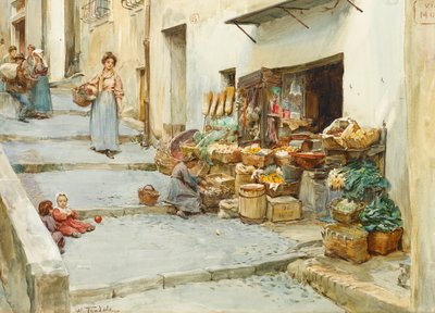 A Vegetable Shop in Italy by Walter Frederick Roofe Tyndale